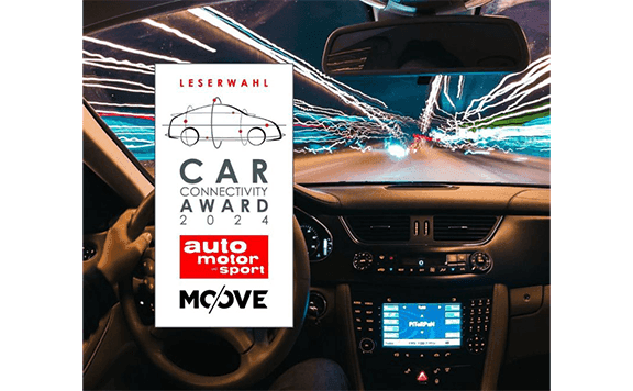 CAR CONNECTIVITY AWARD von auto motor und sport und MO/OVE